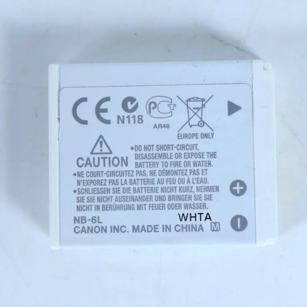 Authentic Canon Brand NB-6L (2607B001AA) Li-Ion Camera Battery